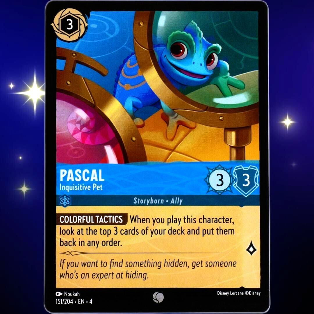 Pascal Inquisitive Pet - Common - Disney Lorcana TCG Ursula's Return #151/204