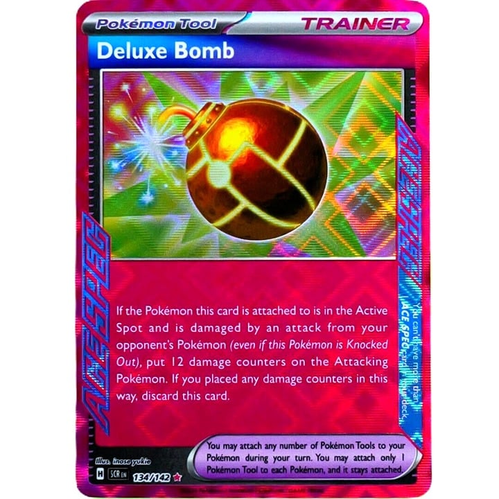 Deluxe Bomb - ACE SPEC Rare Holo - Pokemon TCG Stellar Crown #134/142