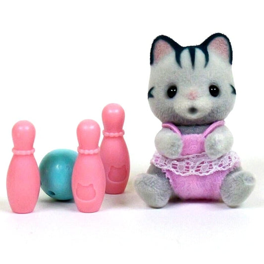 Calico Critters Fisher Cat Baby from the Baby Party Series