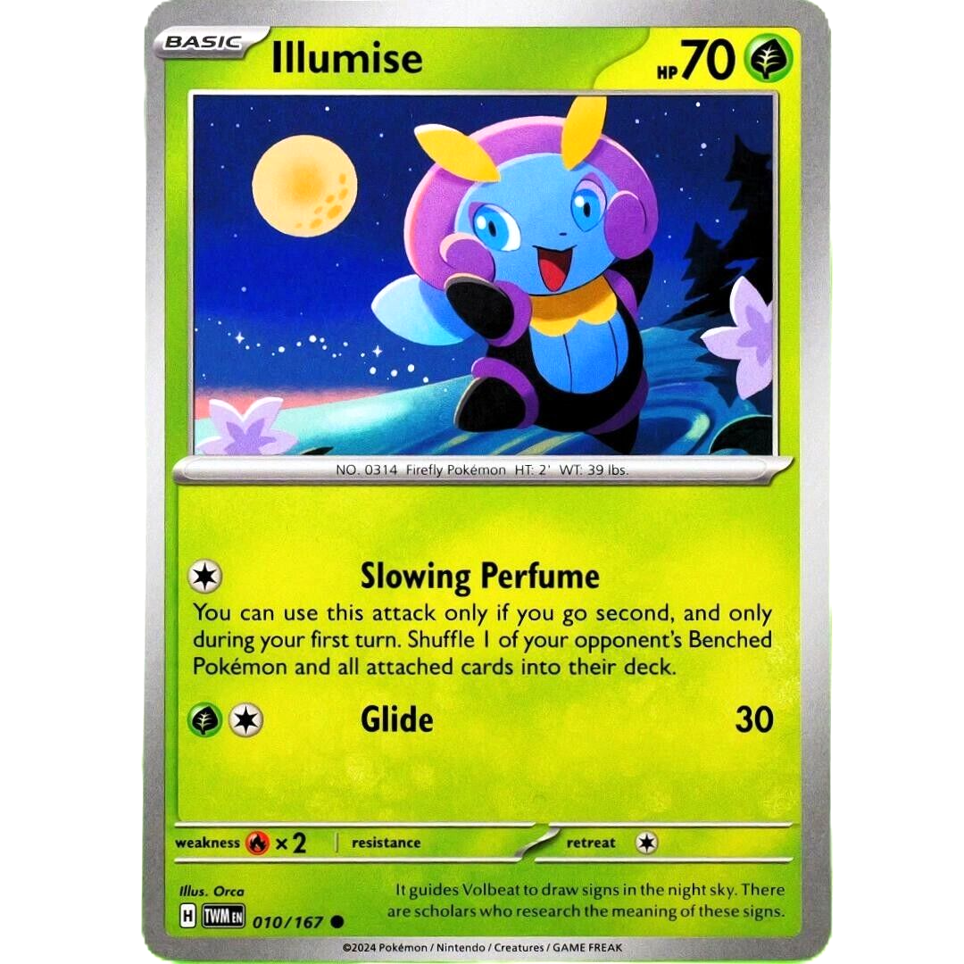Illumise - Common - Pokemon TCG Scarlet & Violet Twilight Masquerade #010/167