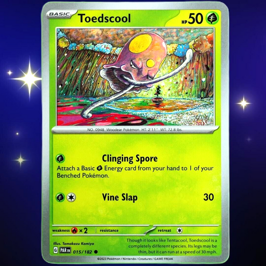 Toedscool - Common - Pokemon TCG Scarlet & Violet Paradox Rift #015/182