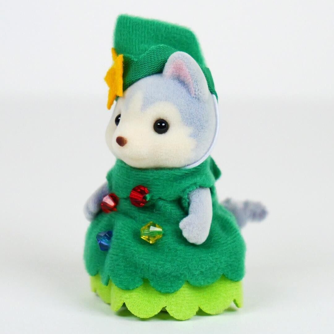 Calico Critters Christmas Husky Girl
