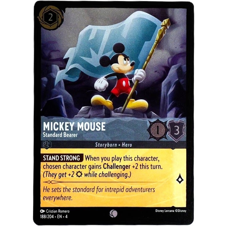 (Foil) Mickey Mouse Standard Bearer - Disney Lorcana Ursula's Return #188/204