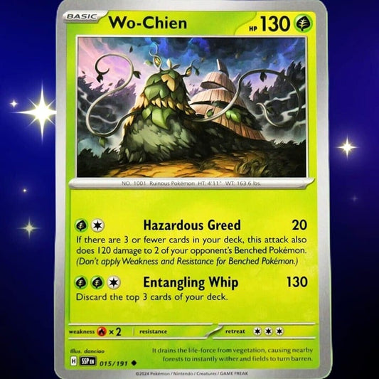 Wo-Chien - Uncommon - Pokemon TCG Surging Sparks #015/191