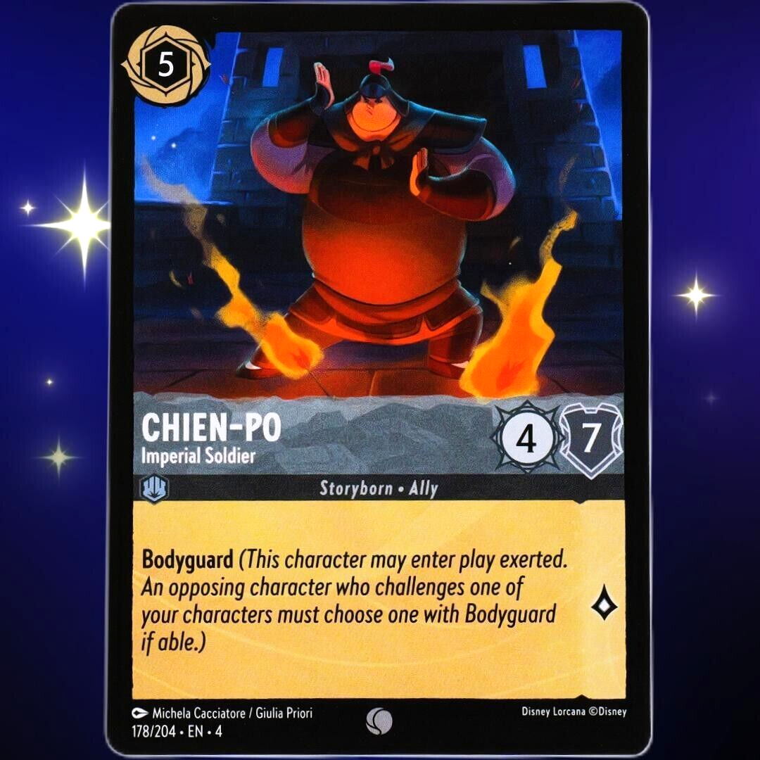 Chien-Po Imperial Soldier - Common - Disney Lorcana TCG Ursula's Return #178/204