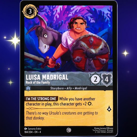 Luisa Madrigal Rock of the Family - Disney Lorcana TCG Ursula's Return #184/204