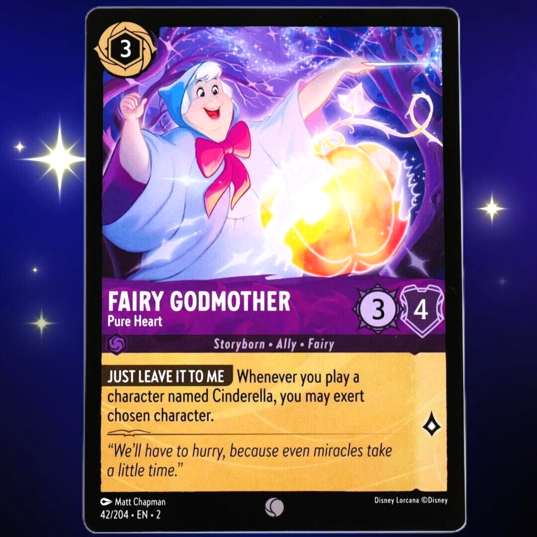 Fairy Godmother Pure Heart - Disney Lorcana TCG Rise of the Floodborn #42/204