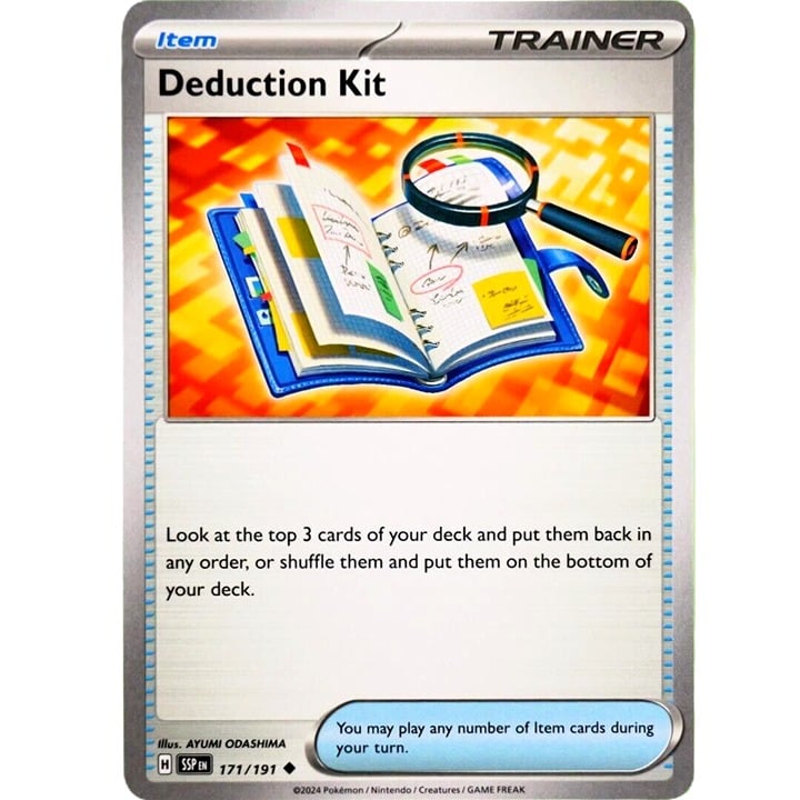 Deduction Kit - Uncommon - Pokemon TCG Surging Sparks #171/191