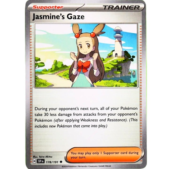 Jasmine's Gaze - Uncommon - Pokemon TCG Surging Sparks #178/191