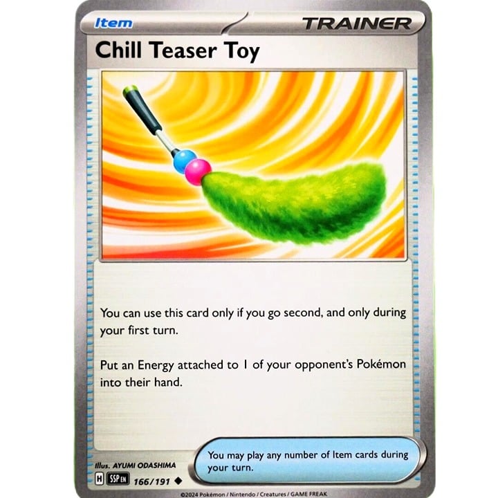 Chill Teaser Toy - Uncommon - Pokemon TCG Surging Sparks #166/191