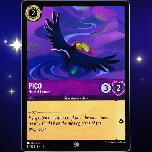 Pico Helpful Toucan - Common - Disney Lorcana TCG Ursula's Return #55/204