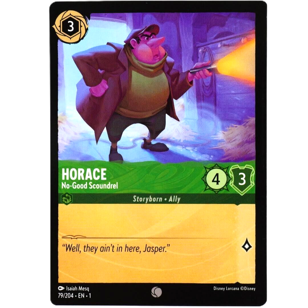 Horace No-Good Scoundrel - Common - Disney Lorcana TCG The First Chapter #79/204