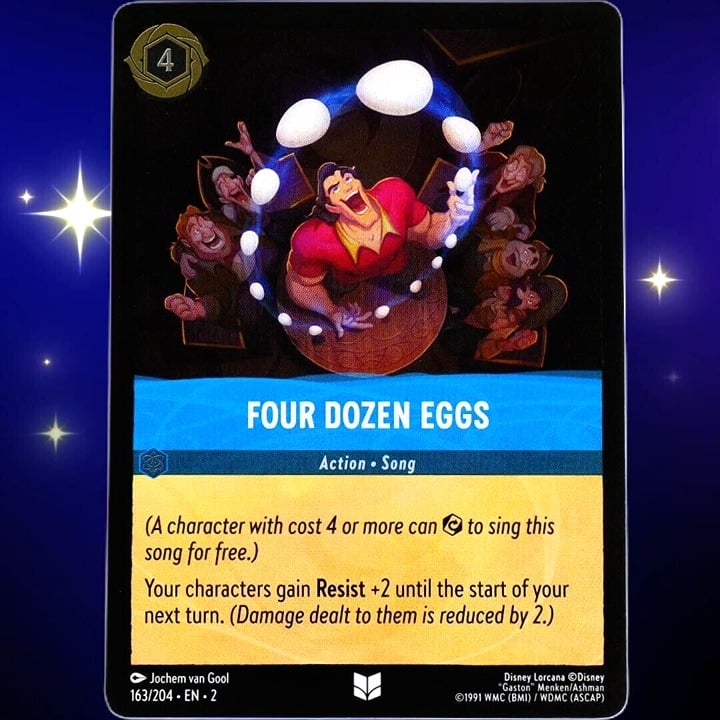 (Foil) Four Dozen Eggs - Disney Lorcana TCG Rise of the Floodborn #163/204