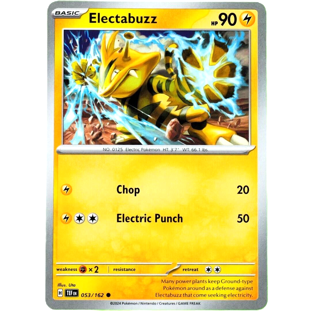 Electabuzz - Common - Pokemon Scarlet & Violet Temporal Forces #053/162
