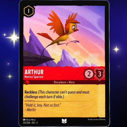 Arthur Novice Sparrow - Uncommon - Disney Lorcana TCG Shimmering Skies #121/204