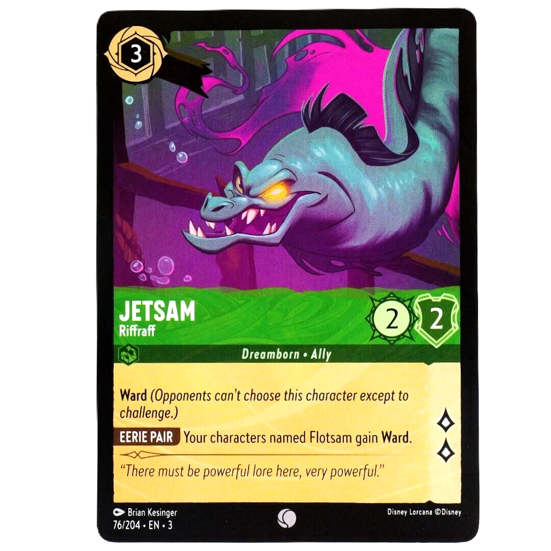 4x Jetsam Riffraff - Common - Disney Lorcana TCG Into the Inklands #76/204