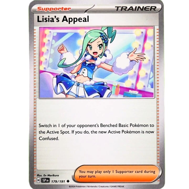 Lisia's Appeal - Uncommon - Pokemon TCG Surging Sparks #179/191