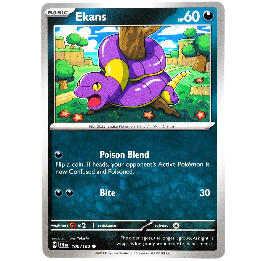 Ekans - Common - Pokemon TCG Scarlet & Violet Temporal Forces #100/162