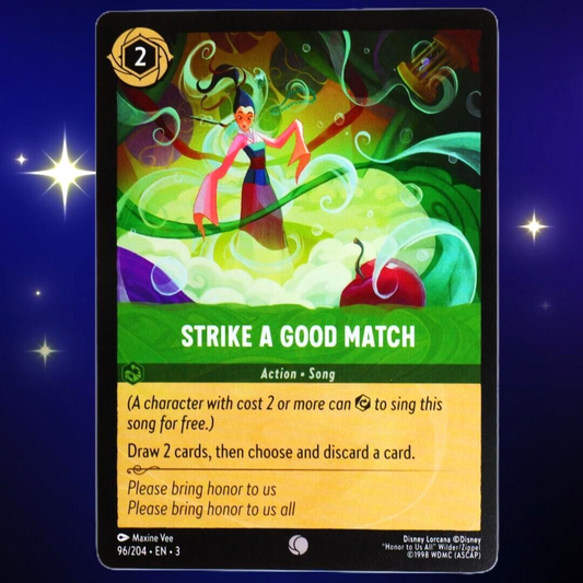 Strike a Good Match - Common - Disney Lorcana TCG Into the Inklands #96/204