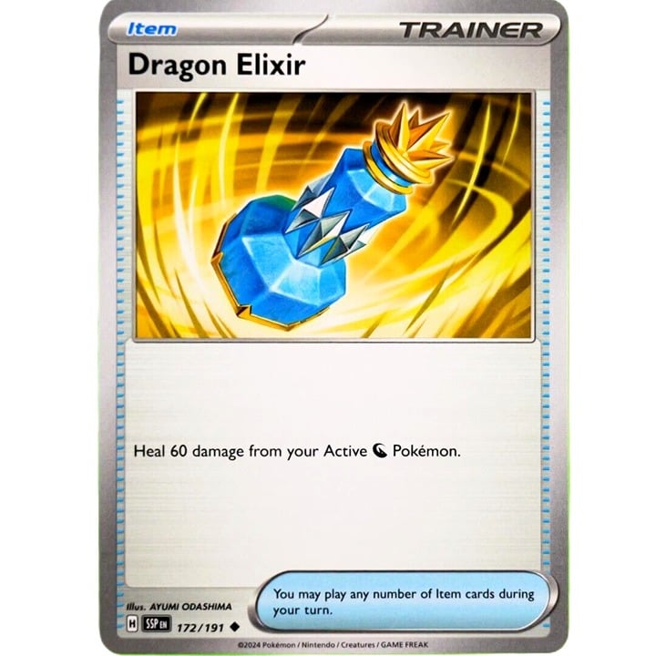 Dragon Elixir - Uncommon - Pokemon TCG Surging Sparks #172/191