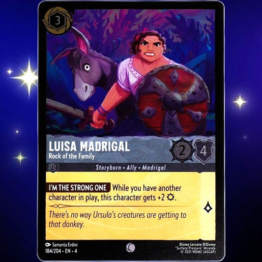 (Foil) Luisa Madrigal Rock of the Family - Disney Lorcana TCG Ursula's Return #184/204