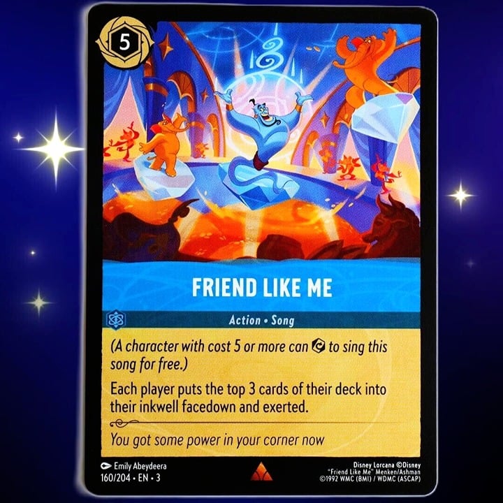 Friend Like Me - Rare - Disney Lorcana TCG Into the Inklands #160/204