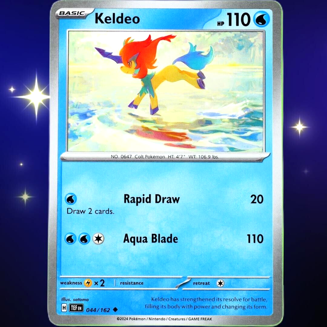 Keldeo - Uncommon - Pokemon Scarlet & Violet Temporal Forces #044/162