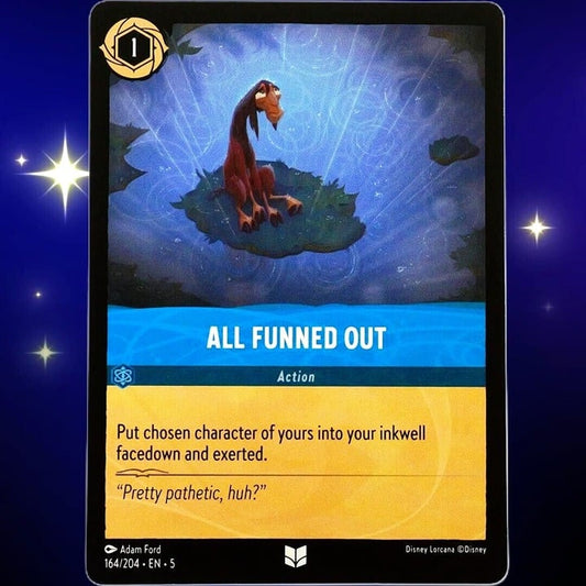 All Funned Out - Uncommon - Disney Lorcana TCG Shimmering Skies #164/204