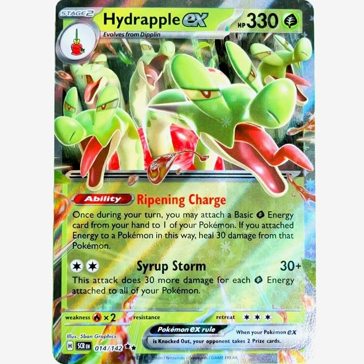 Hydrapple EX - Double Rare Holo - Pokemon TCG Stellar Crown #014/142