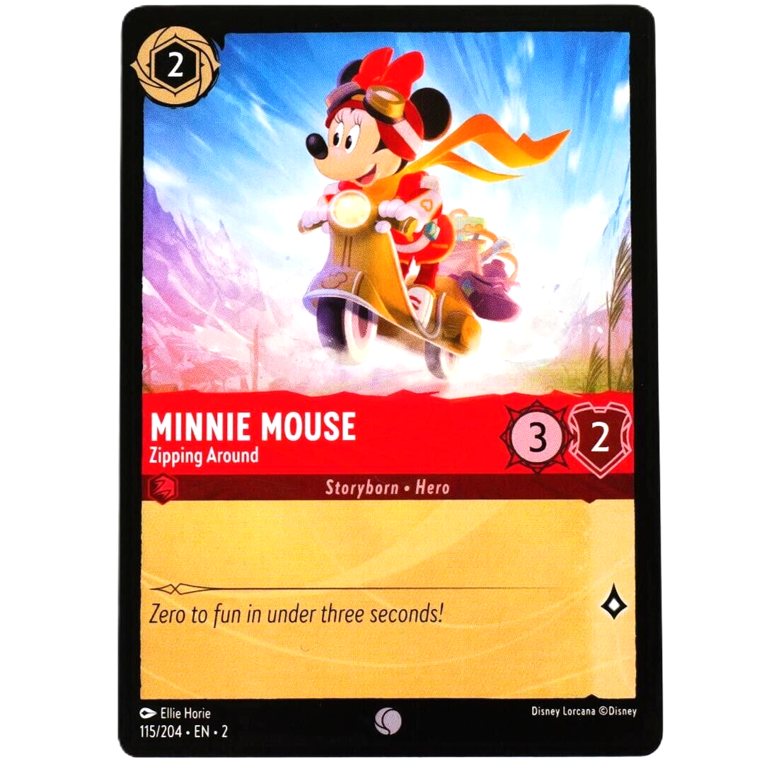 Minnie Mouse Zipping Around - Disney Lorcana TCG Rise of the Floodborn #115/204