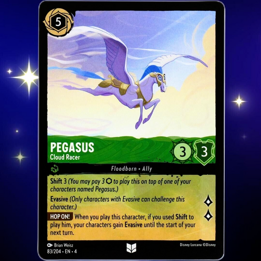 Pegasus Cloud Racer - Uncommon - Disney Lorcana TCG Ursula's Return #83/204