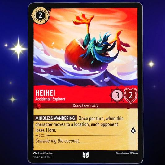 Heihei Accidental Explorer - Disney Lorcana TCG Into the Inklands #107/204