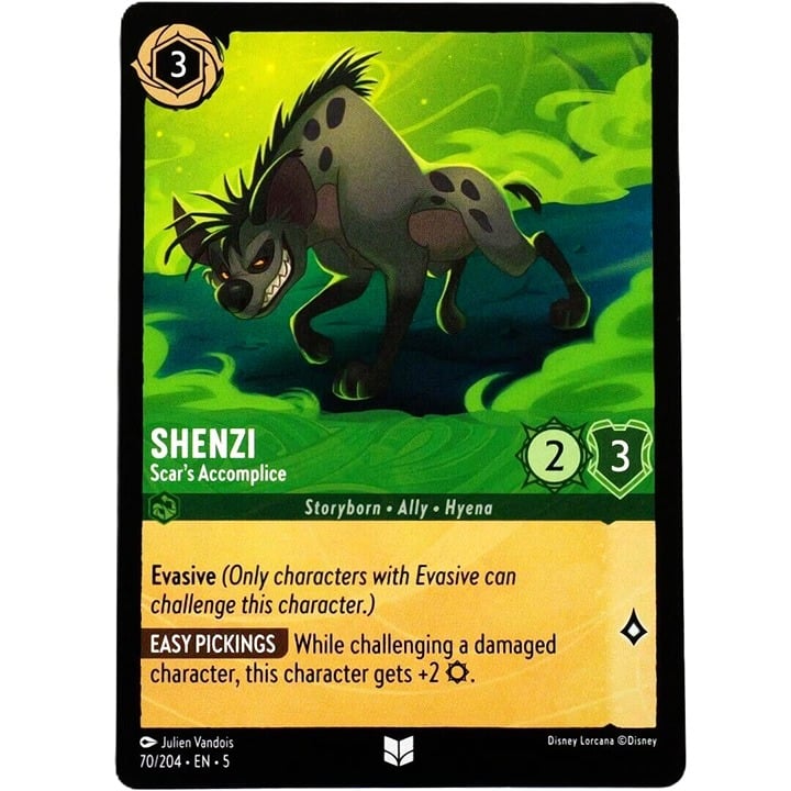 Shenzi Scar's Accomplice - Uncommon - Disney Lorcana Shimmering Skies #70/204