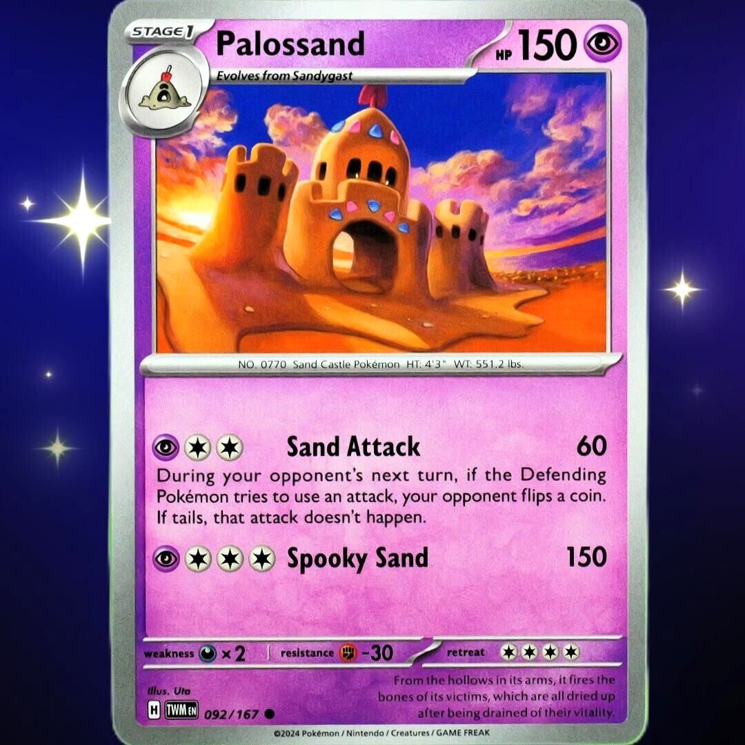 Palossand - Common - Pokemon TCG Scarlet & Violet Twilight Masquerade #092/167