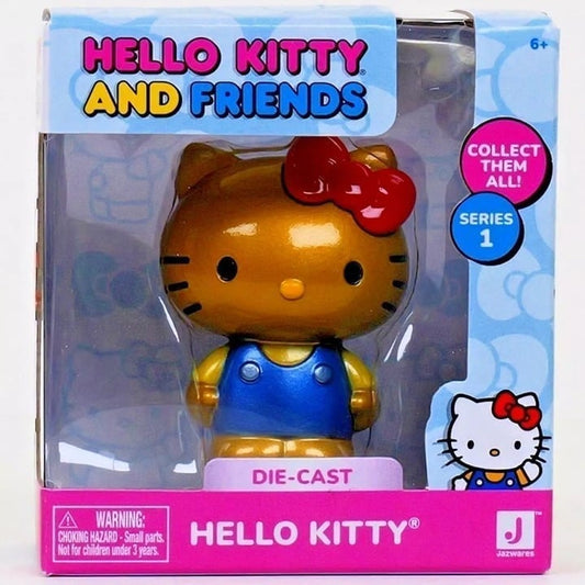 Hello Kitty and Friends Die-Cast Figure - Series 1 - Gold Hello Kitty