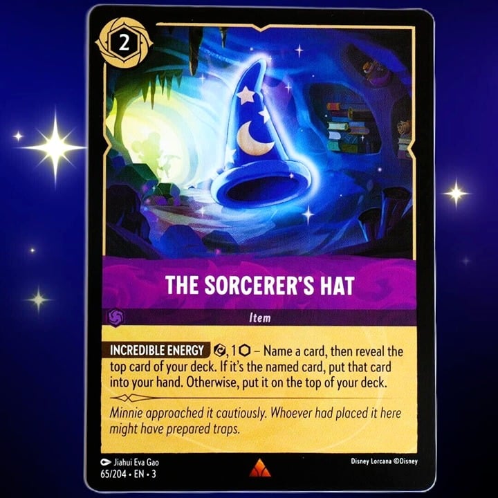 The Sorcerer's Hat - Rare - Disney Lorcana TCG Into the Inklands #65/204