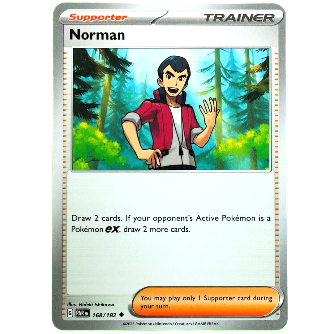 Norman - Uncommon - Pokemon TCG Scarlet & Violet Paradox Rift #168/182