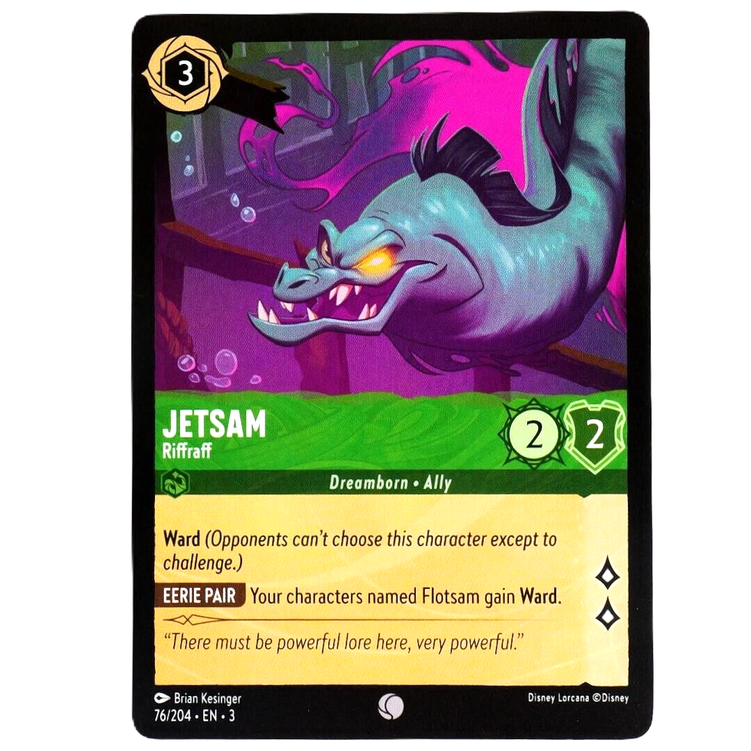 Jetsam Riffraff - Common - Disney Lorcana TCG Into the Inklands #76/204