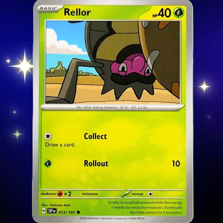 Rellor - Common - Pokemon TCG Surging Sparks #013/191