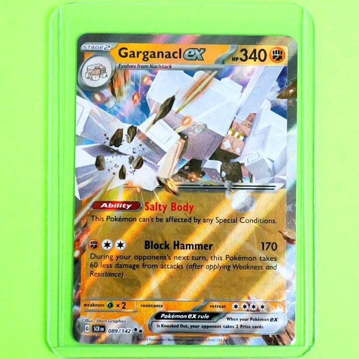 Garganacl EX - Double Rare Holo - Pokemon TCG Stellar Crown #089/142