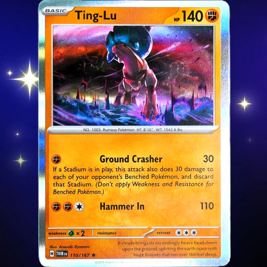 Ting-Lu - Rare Holo - Pokemon TCG Scarlet & Violet Twilight Masquerade #110/167