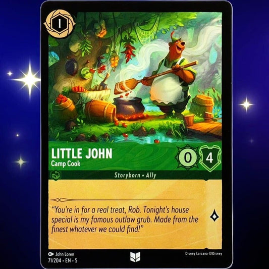 Little John Camp Cook - Uncommon - Disney Lorcana TCG Shimmering Skies #71/204