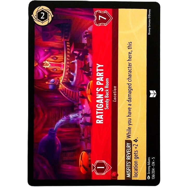 Ratigan's Party Seedy Back Room - Disney Lorcana TCG Shimmering Skies #136/204