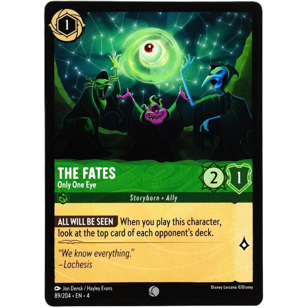 The Fates Only One Eye - Common - Disney Lorcana TCG Ursula's Return #89/204