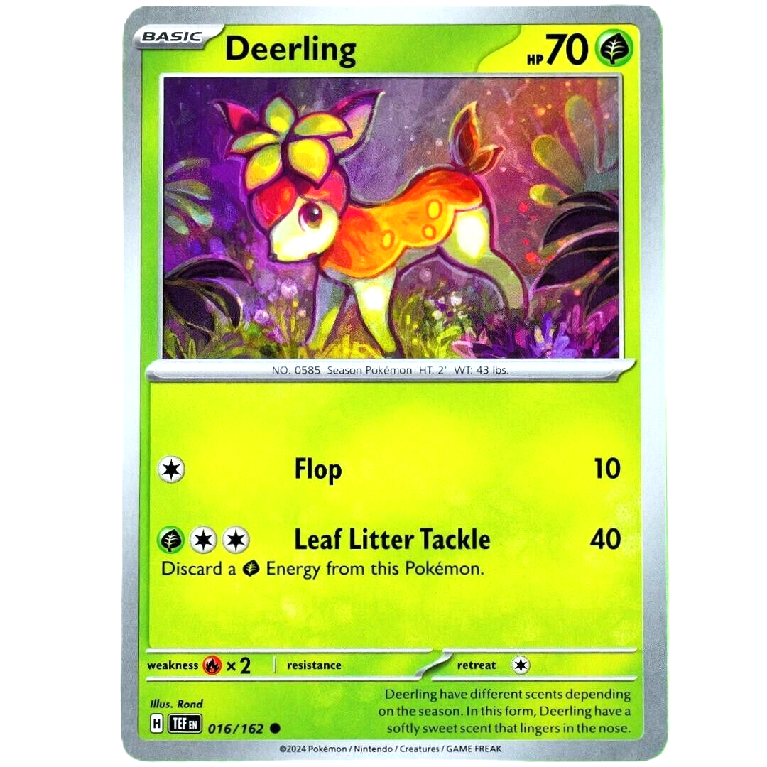 Deerling - Common - Pokemon TCG Scarlet & Violet Temporal Forces #016/162