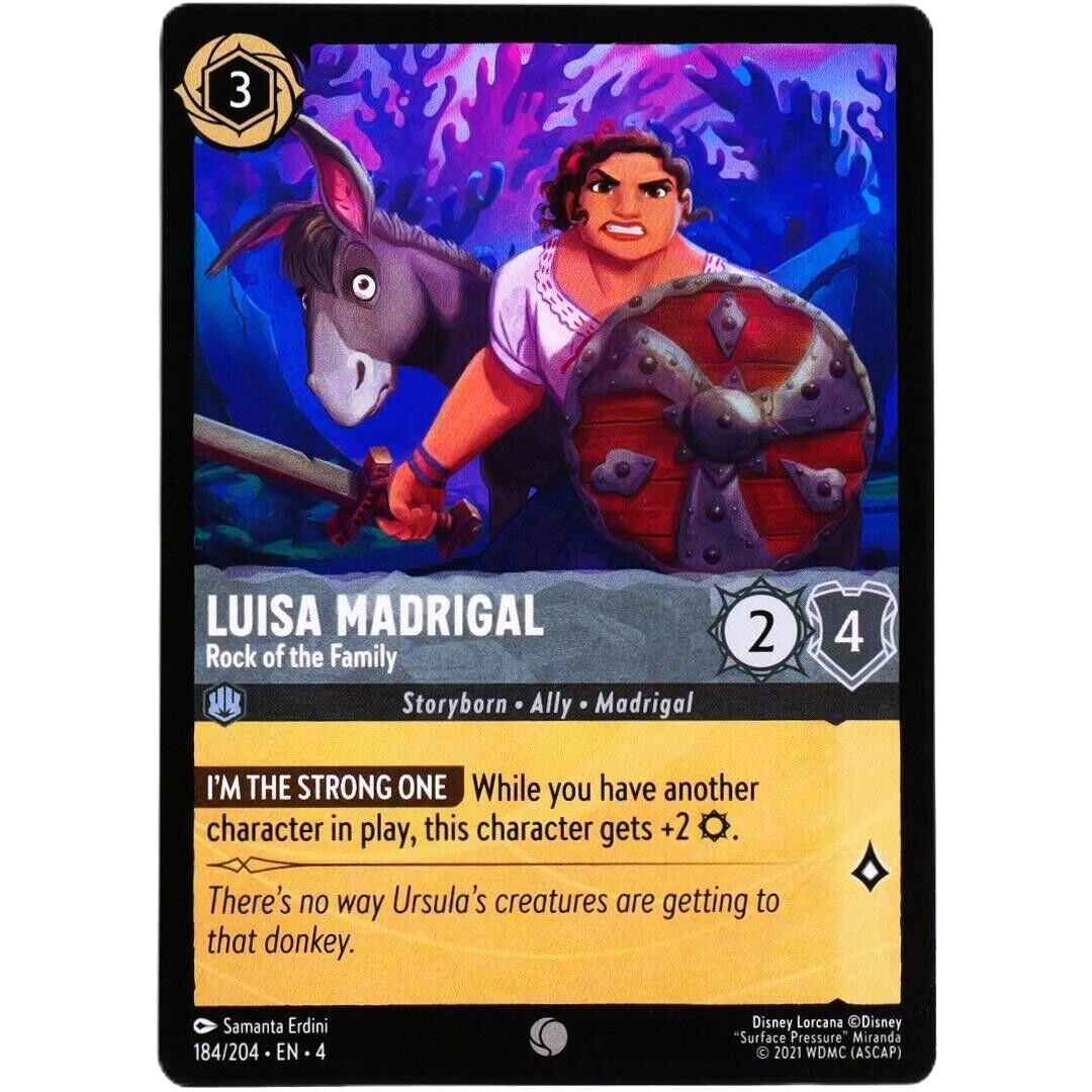 Luisa Madrigal Rock of the Family - Disney Lorcana TCG Ursula's Return #184/204