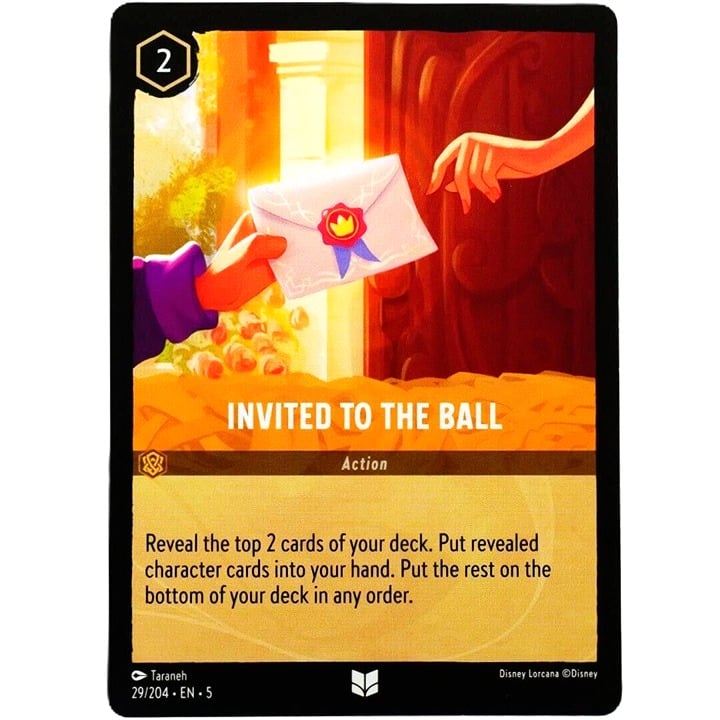 Invited to the Ball - Uncommon - Disney Lorcana TCG Shimmering Skies #29/204