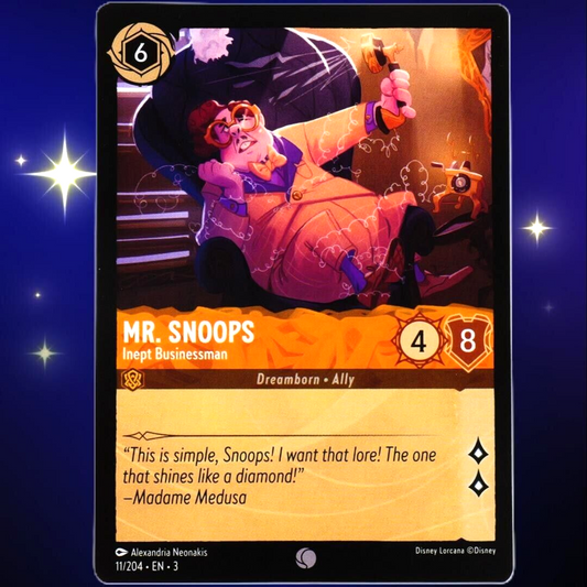 Mr. Snoops Inept Businessman - Common - Disney Lorcana Into the Inklands #11/204
