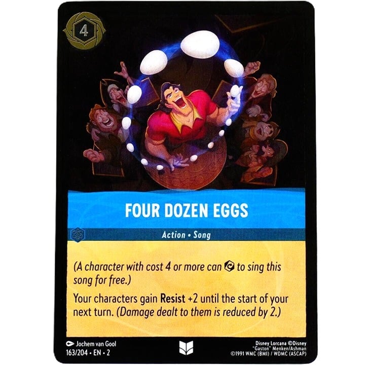 (Foil) Four Dozen Eggs - Disney Lorcana TCG Rise of the Floodborn #163/204