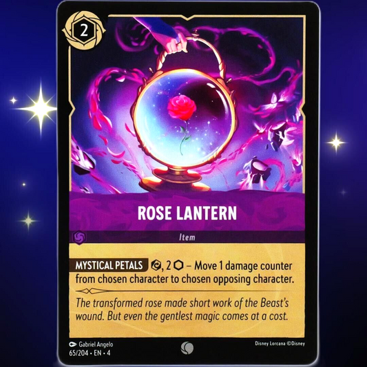 Rose Lantern Item Card - Common - Disney Lorcana TCG Ursula's Return #65/204